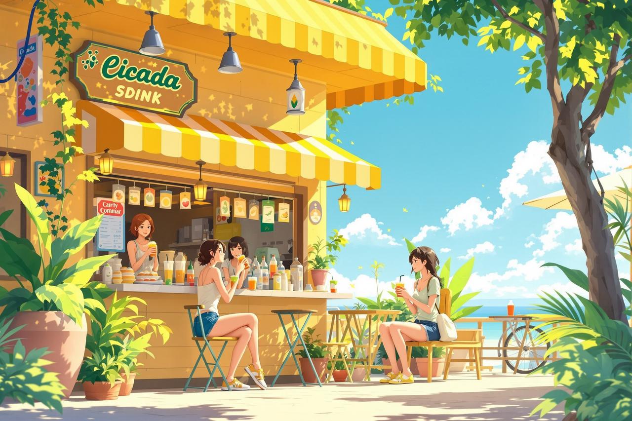 南瓜短剧出品作品 - 夏日汽水与蝉鸣
