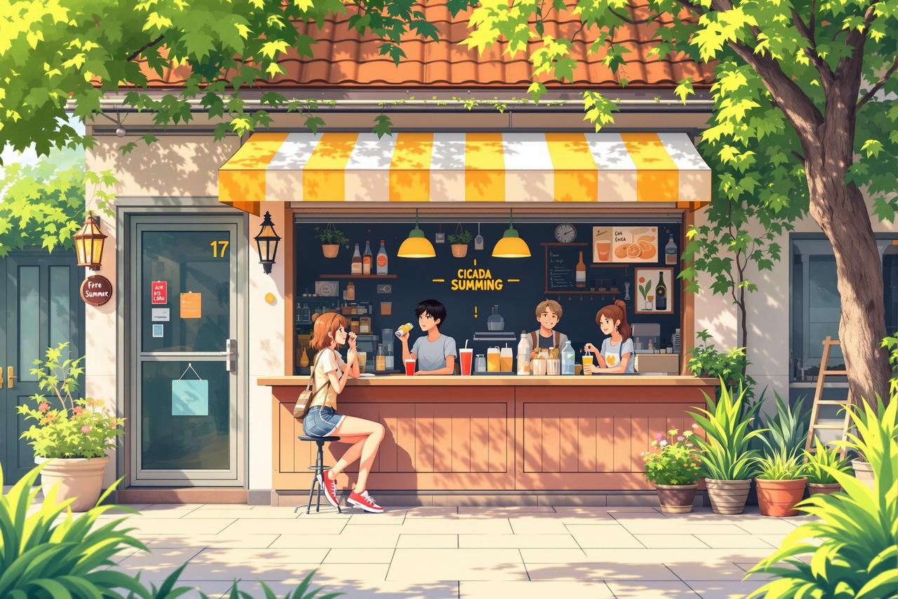 南瓜短剧 - 夏日汽水与蝉鸣